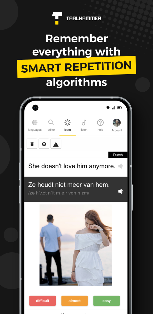 Taalhammer app screenshot